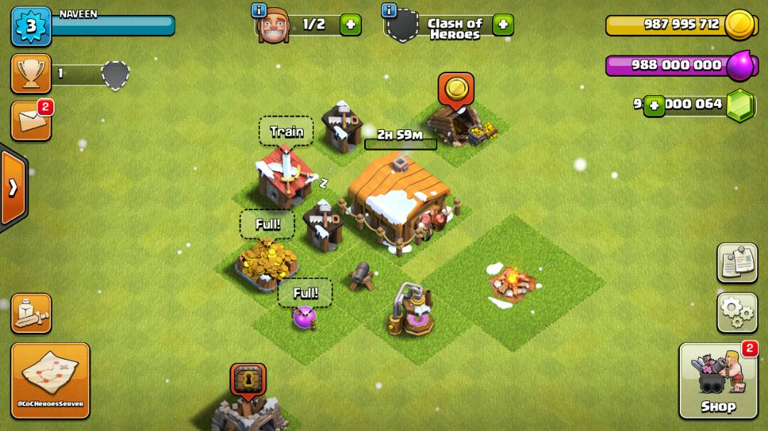 hacked clash of clans private server